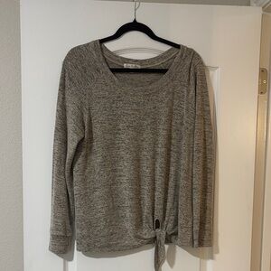 Nine Britton Heathered Knit Top